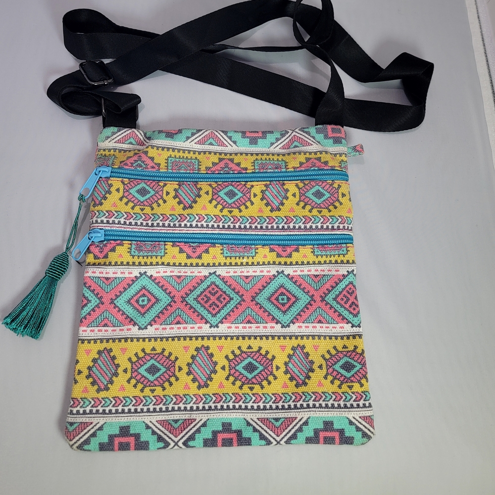 Colorful Patterned Crossbody Bag